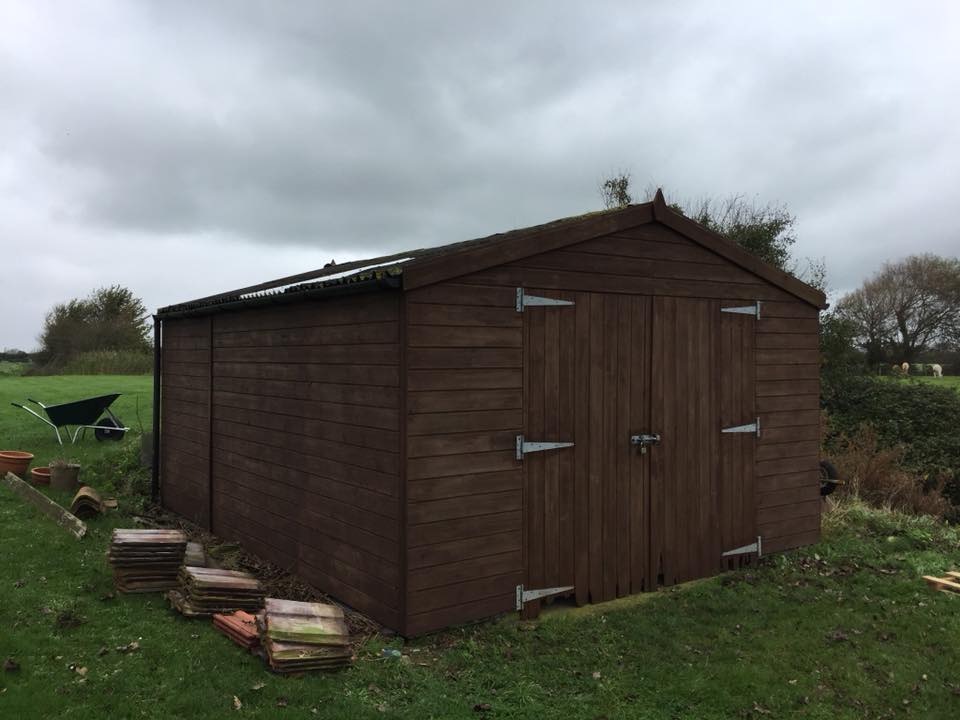 Shed Staining Wick st Lawrence