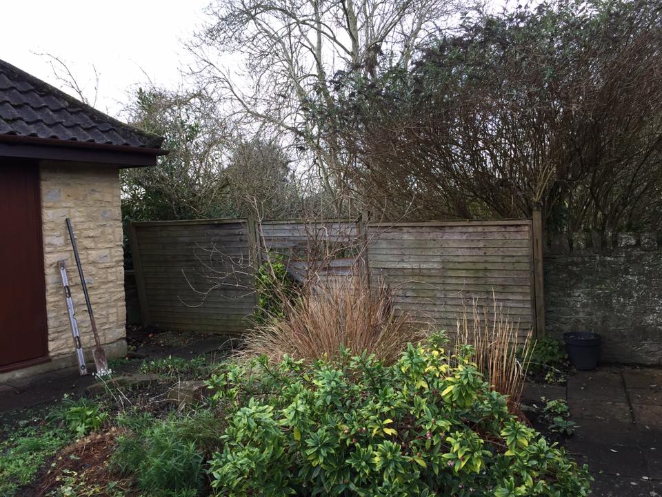 old fence panels