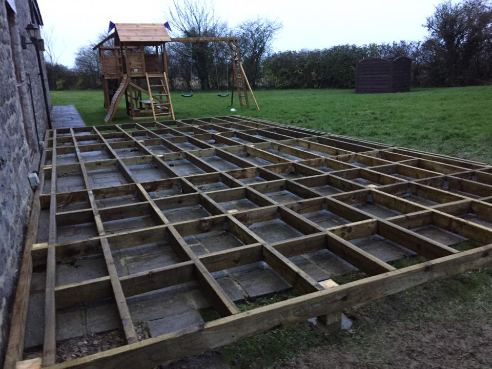 ready to lay boards